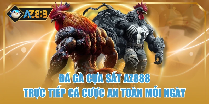 Đá Gà Cựa Sắt AZ888 - Trực Tiếp Cá Cược An Toàn Mỗi Ngày
